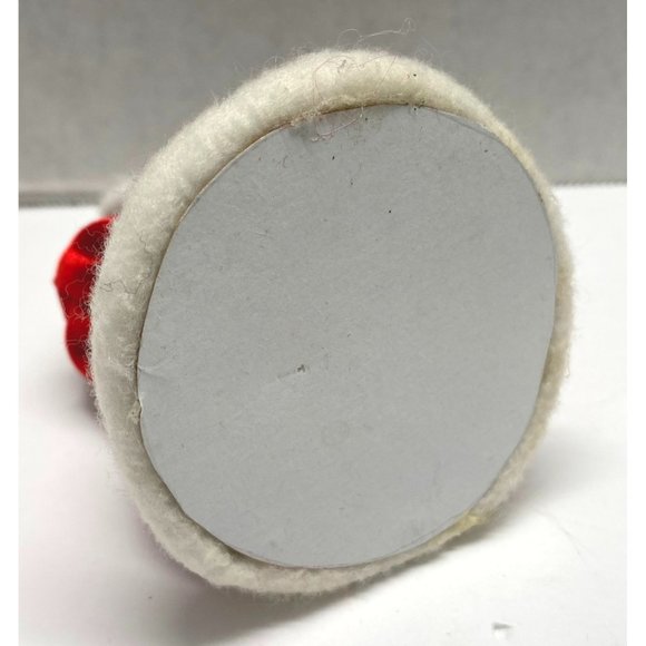 Vintage Christmas Caroler in Red Robe 3.75" Tall Christmas Home Decoration - Picture 5 of 6